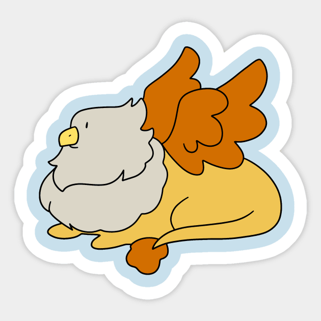 Cute Griffin Sticker by saradaboru